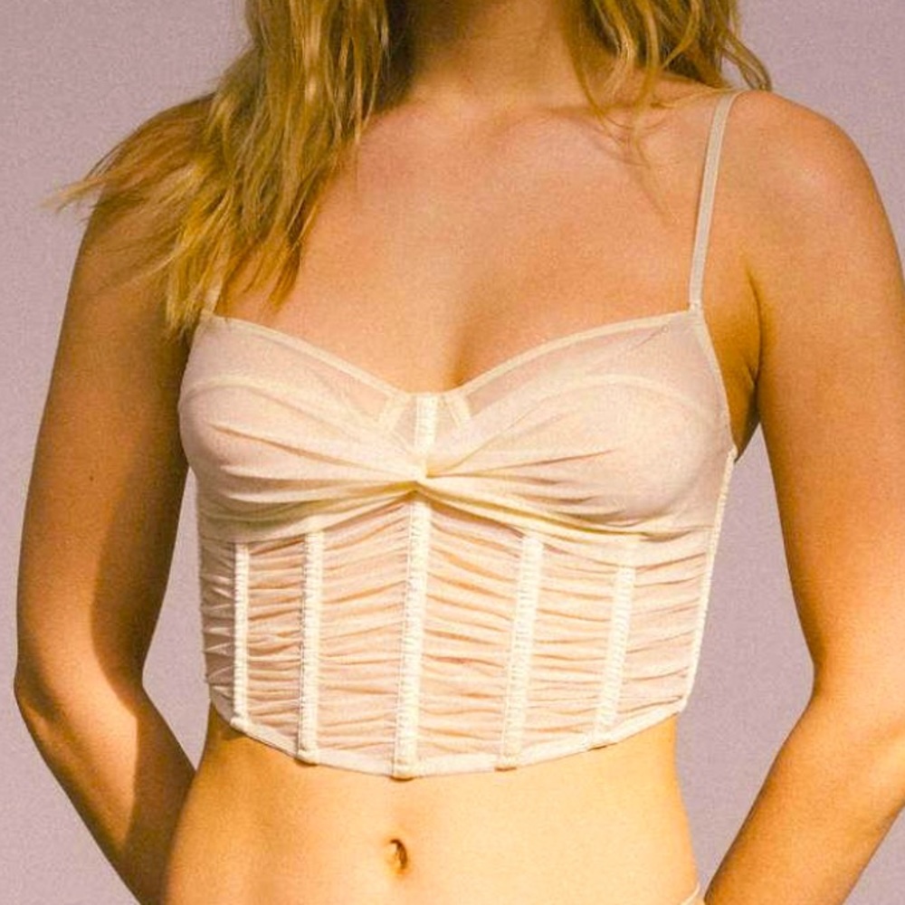 Beautiful mesh corset top!